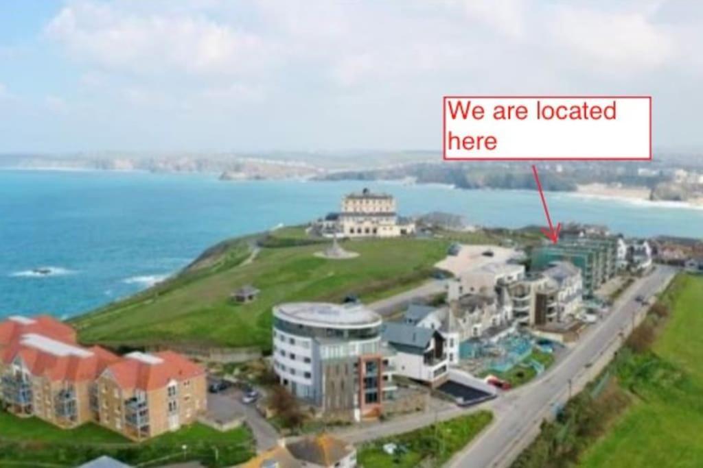 Modern Apartment, Fistral Beach New Quay Eksteriør billede